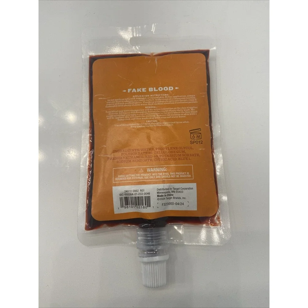 New Sealed‎ Hyde & Eek! Fake Blood - Costumes and Halloween 3.38 fl oz